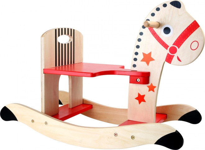 Holzpferd zum Schaukeln mit Sternen small foot