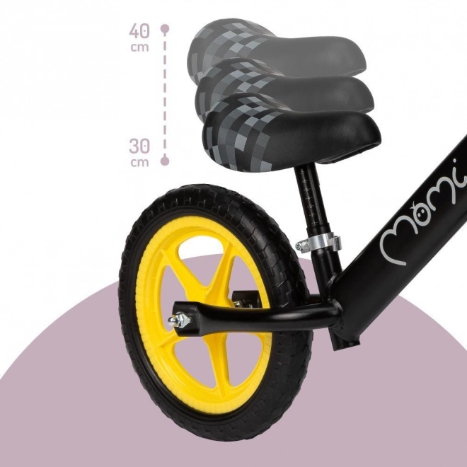 Loopfiets MoMi FLEET zwart