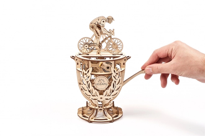 Ugears 3D Wooden Mechanical Puzzle Cyclist