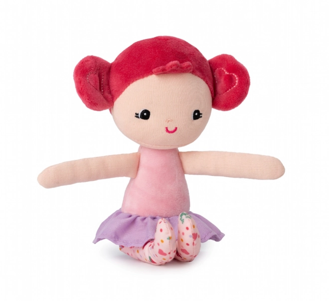 Herzförmige Tasche mit Puppe Aline von Lilliputiens