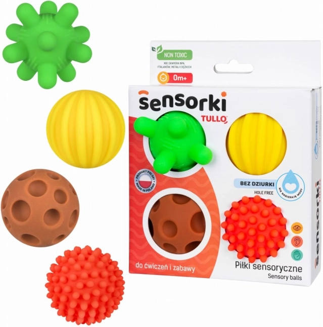 Sensorische ballen Tullo - set van 4