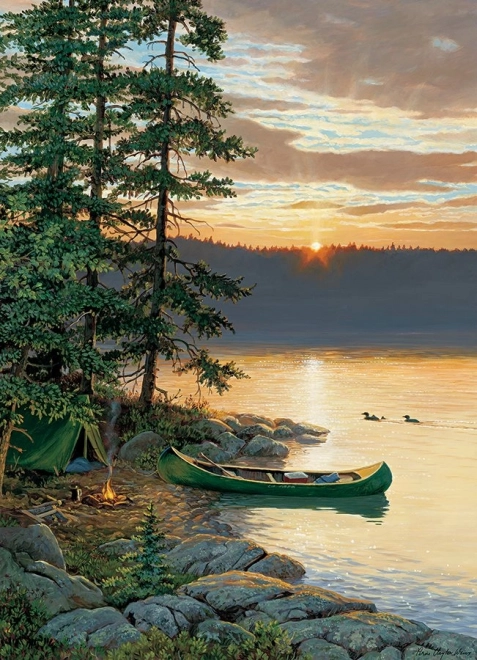 Puzzle Lac Kanoï 500 pièces de Cobble Hill