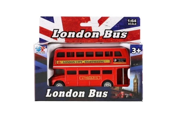 Rode dubbeldekker Londen 12 cm