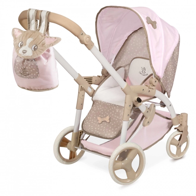 DeCuevas 81643 Opvouwbare poppenwagen 3 in 1 met draagtas DIDI 2021 - 75 cm