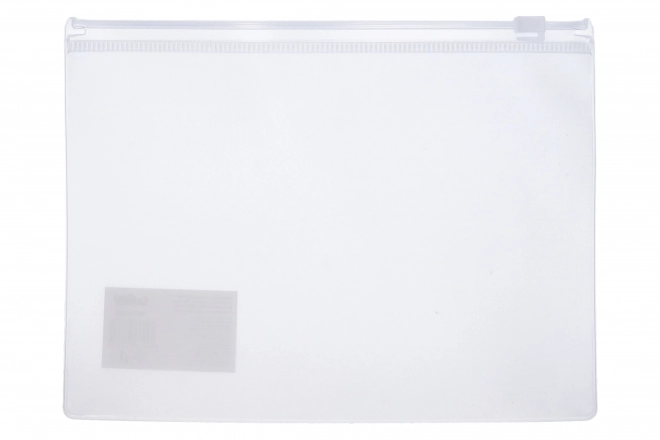 Transparente Mappe mit Reißverschluss 33 x 24 cm