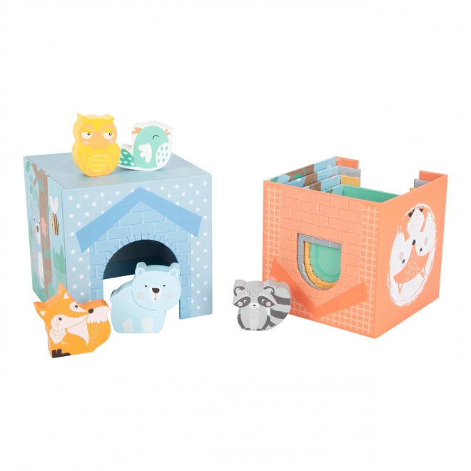 Small Foot Stapeltoren pastel met dieren