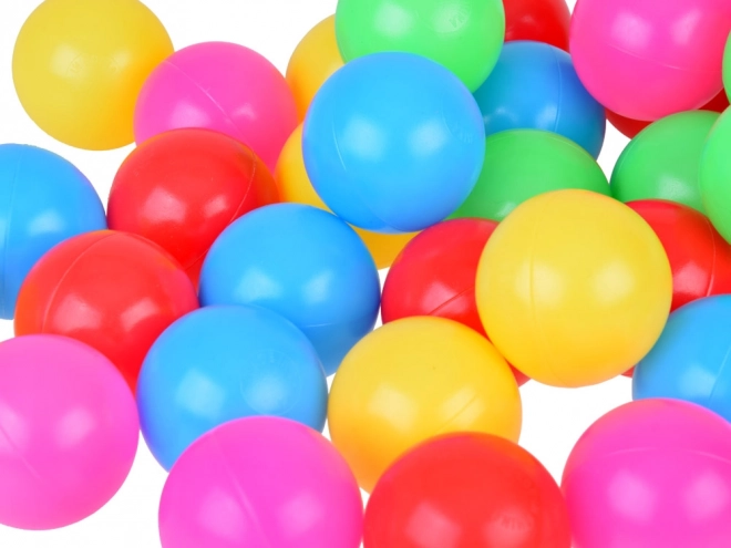 Boules colorées 6cm 50 pcs en plastique souple ZA5411