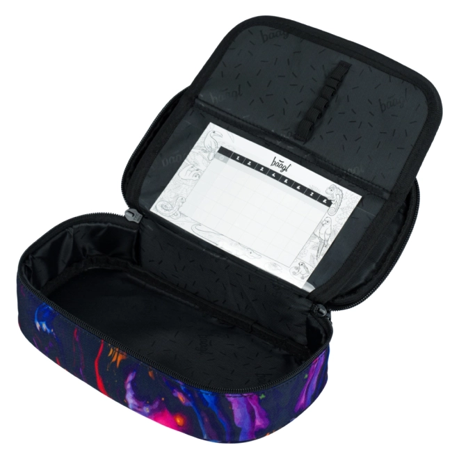 Trousse scolaire étui Marble