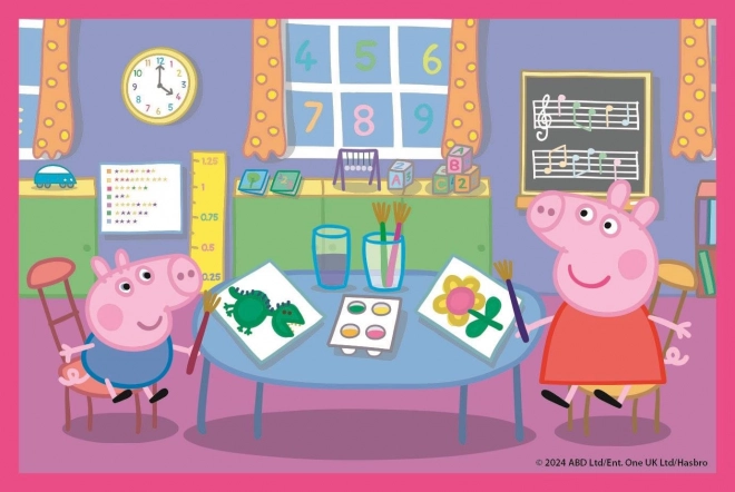 CLEMENTONI Afbeeldingsblokken Peppa Big, 6 blokken