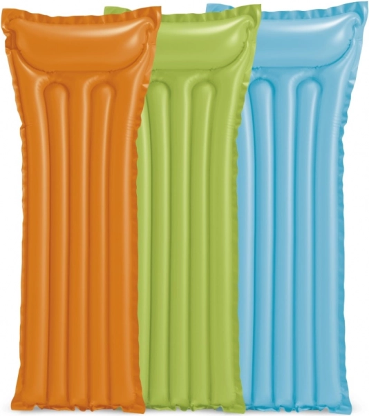 Opblaasbare watermatras met rugsteun - verschillende kleuren