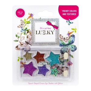 Lukky glitzernde Creme-Lidschatten mit Applikator