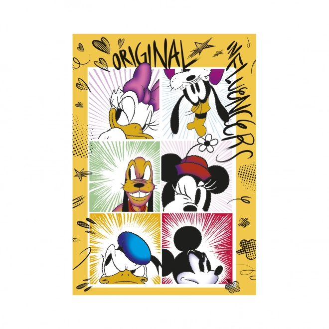 Puzzel Mickey's team 47x33cm 500 stukken in doos 33,5x23x3,5cm
