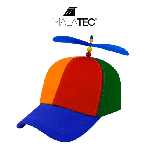 Unisex propellerpet, meerkleurig Malatec