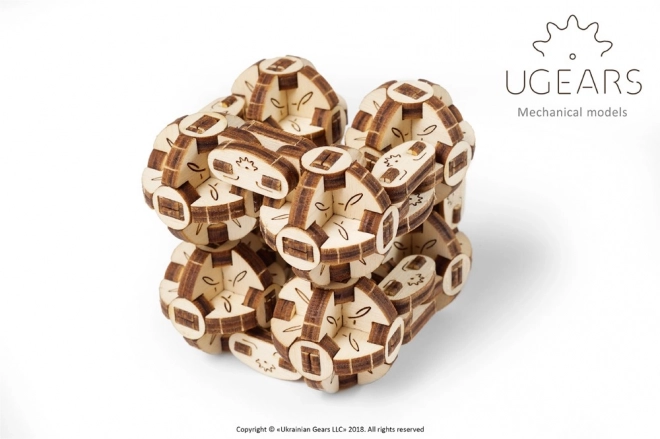 Ugears 3D puzzel - Flexi kubus 144 stukjes