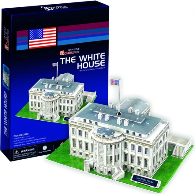 CUBICFUN puzzle 3D Maison Blanche – 64 pièces