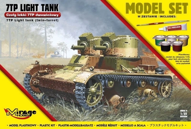 7TP polnischer Leichtpanzer, Doppelturm, Bausatz 1:35