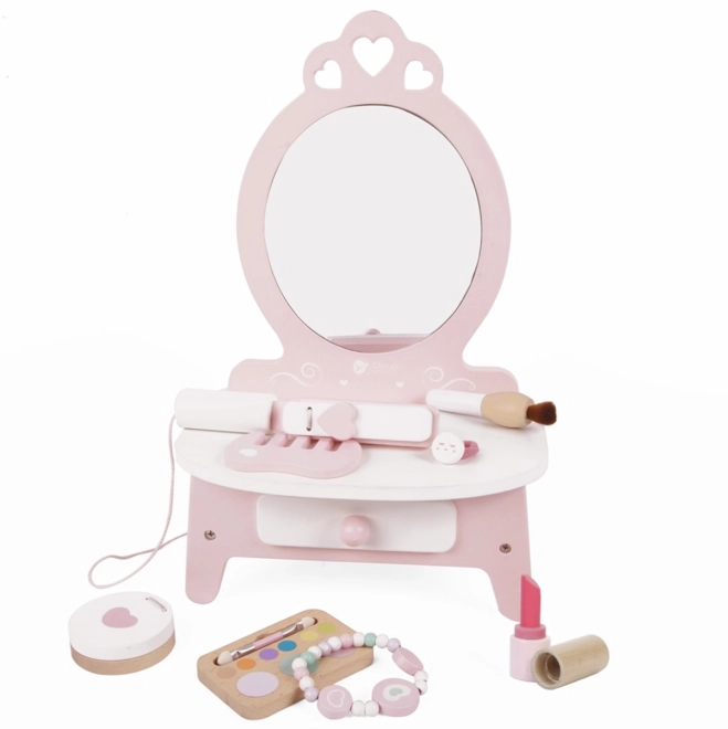 Holztoilette für Kinder mit Spiegel und Zubehör Classic World