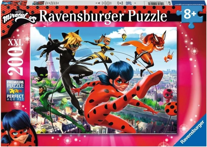 Ravensburger Puzzle Miraculum Ladybug und Schwarzer Kater 200 Teile