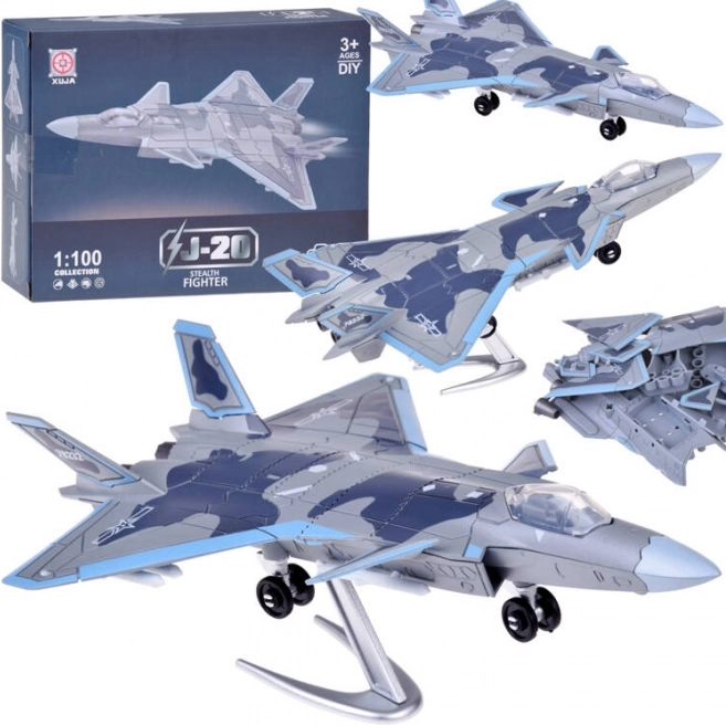 J-20 Fighter Jet Model Kit 1:100