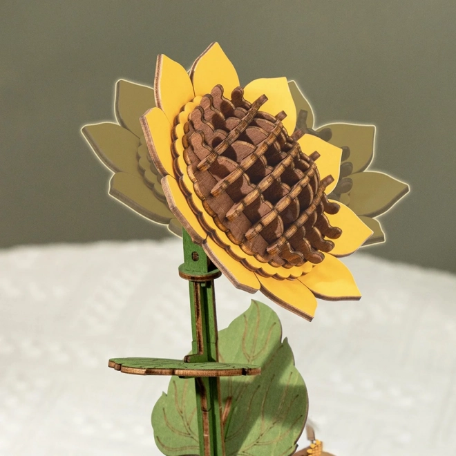 Wooden 3D Puzzle Flower Bouquet Rowood