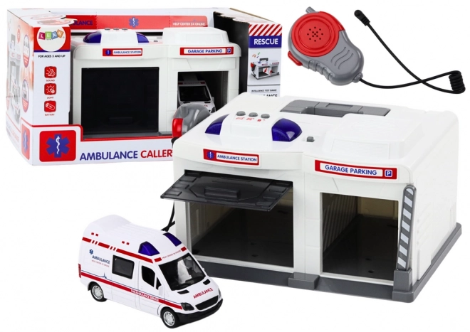Ambulance hulpdienst basis licht en geluiden