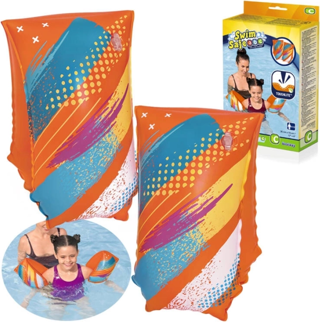 Inflatable Swim Armbands L/XL with Butterfly Motif BESTWAY