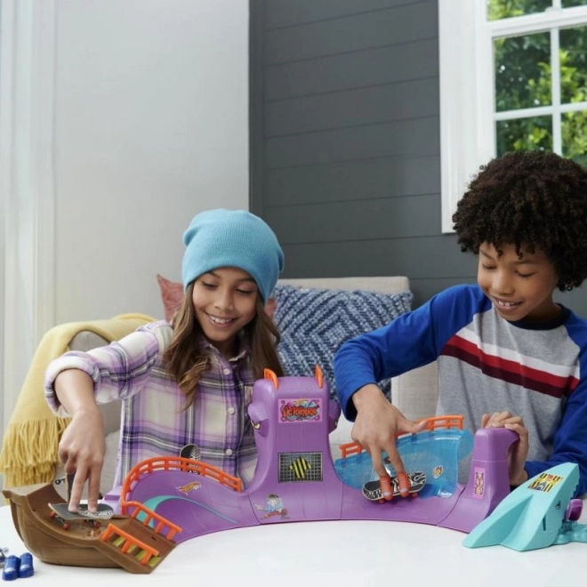 Hot Wheels Skate Octopark met fingerboard en schoenen