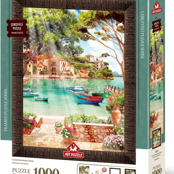 Puzzel met lijst en lijm Goedemorgen 1000 stukjes
