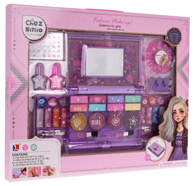 Make-up set met spiegel