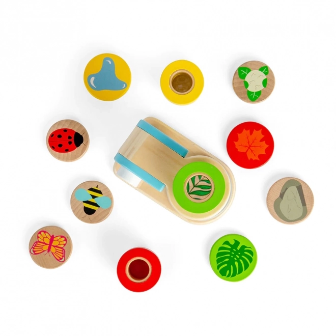 Wooden Microscope for Children Bigjigs Toys