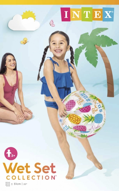 Inflatable beach ball 51 cm INTEX – assorted designs