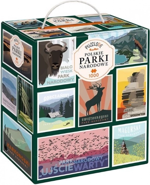 Puzzel Puzzlove Poolse Nationale Parken 1000 stukjes