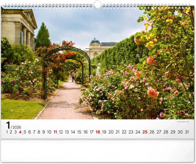 Wandkalender Gärten 2026