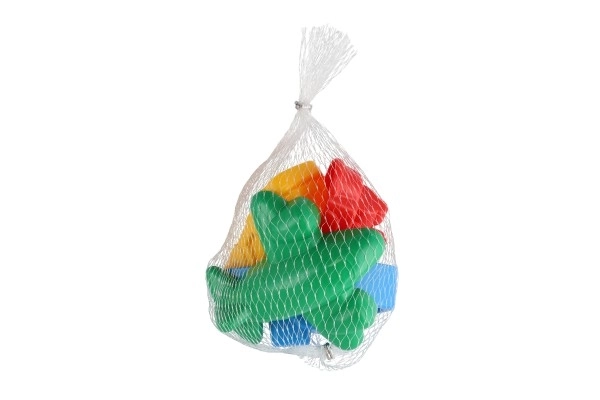 Vormpjes Tulbandjes voor zand 4st plastic vervoersmiddelen in netje 12m+