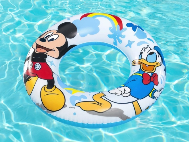 Cercle gonflable Disney avec motif de Mickey Mouse et Donald Duck 56cm
