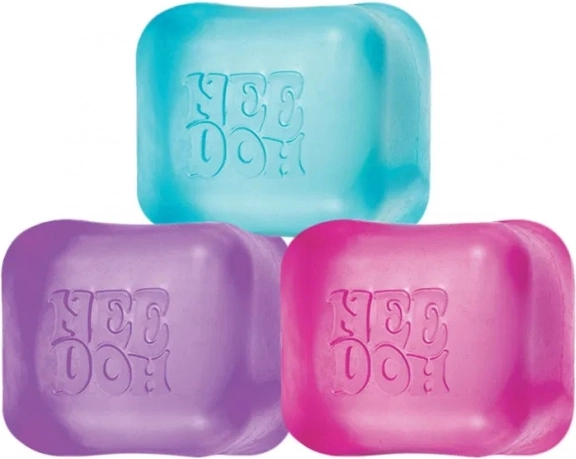 Schylling NeeDoh Squeezable Cube Teenie Nice Ice Baby