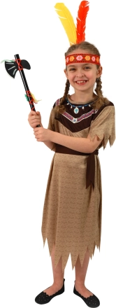 Kinderkostüm Indianerin für Mädchen