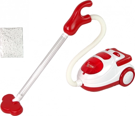 Real vacuuming of polystyrene beads