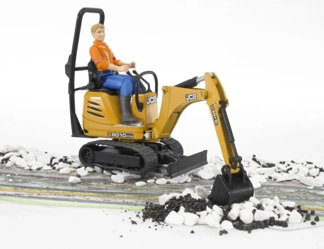 Bruder BWORLD Micrograafmachine JCB met figuurtje