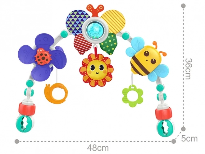 Colorful Baby Toy Arch for Stroller Crib Car Seat