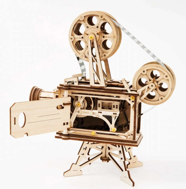 RoboTime 3D houten mechanische puzzel Filmprojector