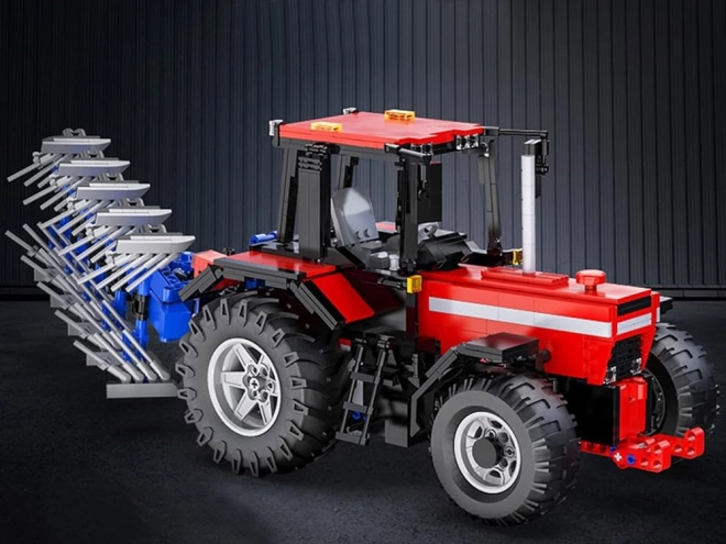 Grand ensemble de blocs 1675-ele 1:17 Tracteur + charrue télécommandée ZA5251