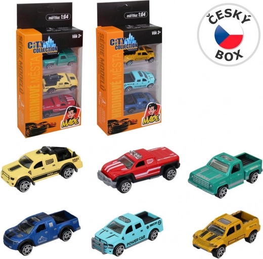 Metal toy trucks for children