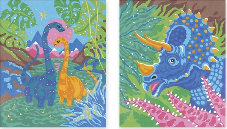 Prachtige dinosaurusmotieven voor jong en oud