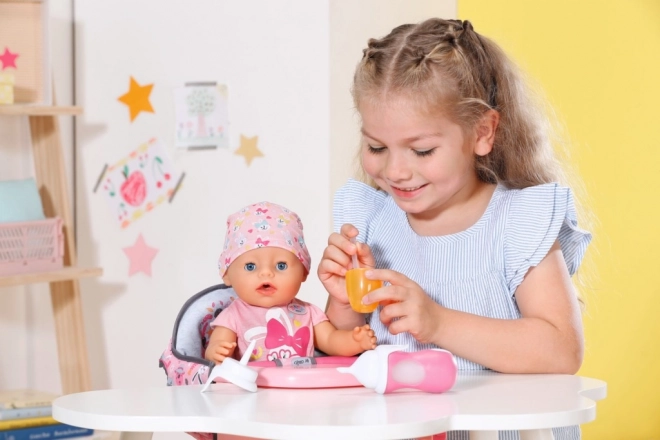 Interactieve fles en lepel voor poppen BABY Born