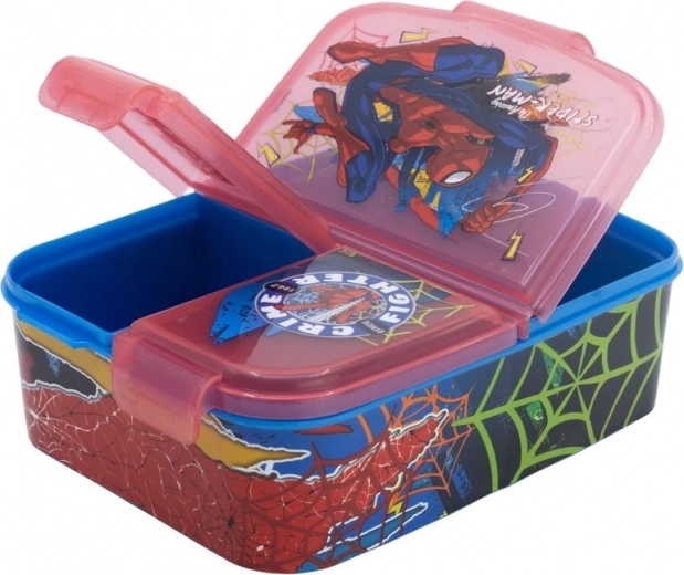 STOR SPIDER-MAN snack multibox with compartments