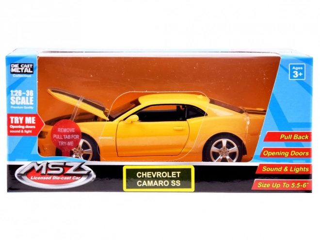 Modèle en métal de voiture Chevrolet Camaro SS
