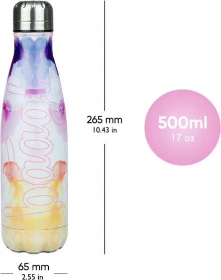 Thermosfles met metalen dop Schilderen 500 ml