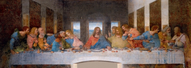 Panoramische puzzel Het Laatste Avondmaal 1000 stukjes