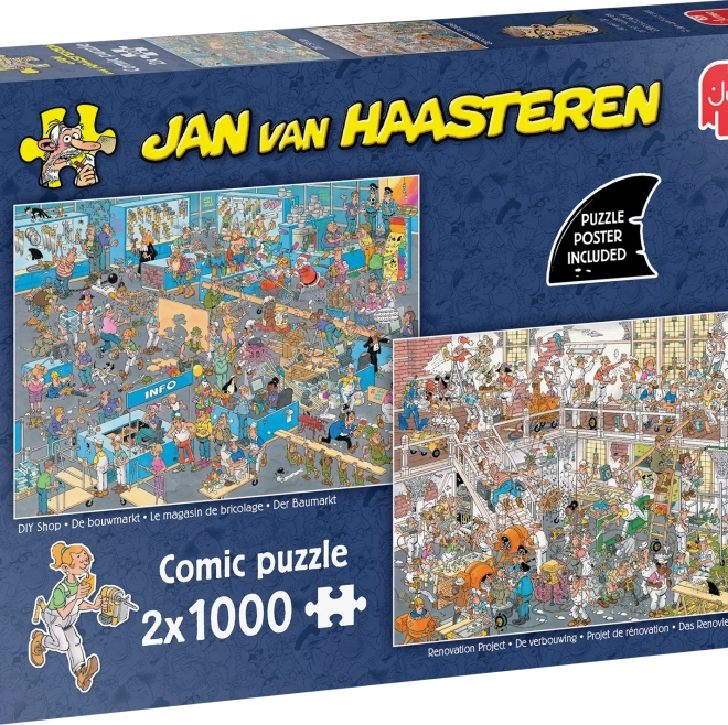 Puzzle Rénovation et magasin DIY 2x1000 pièces